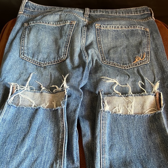 Express Girlfriend Step-Up Jeans - Picture 3 of 16